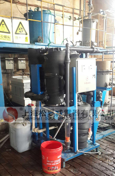 金川集團(tuán)鎳鹽有限公司使用上海松夏耐酸堿橡膠接頭在硫化鎳濃縮試驗管道上